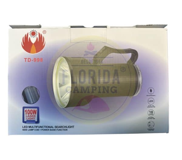Linterna Faro Led 100w Recargable marca Sportsman - Imagen 4