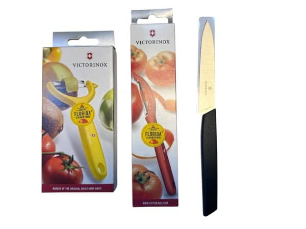 Combo 2 Pelapapas y Cuchillo marca Victorinox