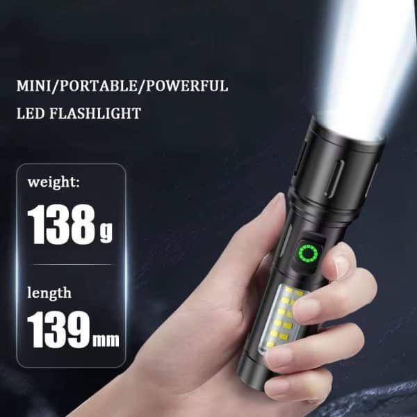 Linterna de Mano Antorcha Recargable LIN-1-3 marca Morgul - Imagen 2