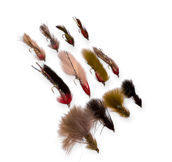 Combo 12 Moscas Streamers Surtidas marca MMM - Imagen 2