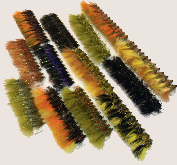 Combo 12 Moscas Woolly Buggers Surtidas marca MMM