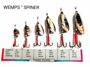 Cuchara voladora spiner marca wemps