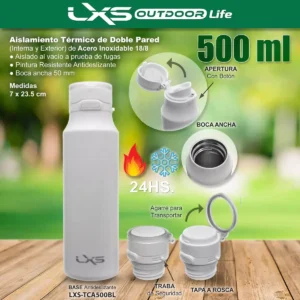 Botella térmica lxs tca500bl marca lexus