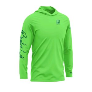 Remera tecnica uv manga larga con capucha lisa marca payo