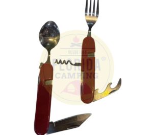 Cubiertos para camping marca fc