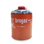 Garrafa de gas con válvula de 450 g. marca brogas