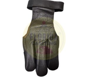 Guante para arquería nylon tip marca legacy leather