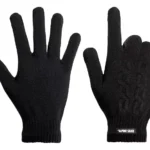 Guantes invierno touch screen negro marca alpine skate