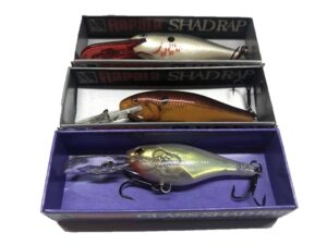 Kit de señuelos shad rap marca rapala