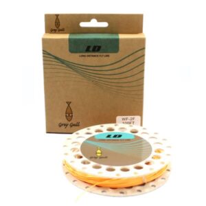 Línea de mosca long distance ld wf f marca grey gull