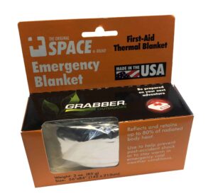 Manta de supervivencia aluminizada marca grabber