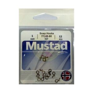 Snap hooks 77145 br marca mustad