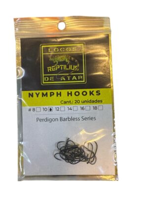 Anzuelos para mosca ninfa barbless marca reptilius