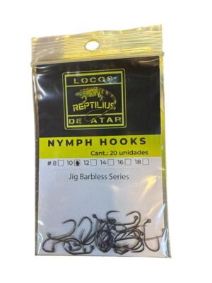 Anzuelos para mosca jig ninfa marca reptilius