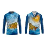 Remera manga larga con capucha marca nuevo milenio