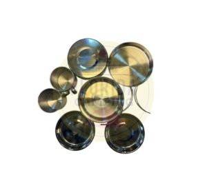 Set marmita acero inoxidable para 2 personas marca fc