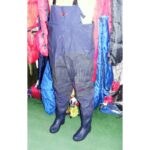 Wader con botas de polyester y pvc marca albatros