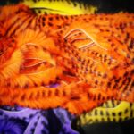 Tiras de conejo barradas zonker marca reptilius