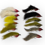 Combo 12 moscas zonkers surtidas marca mmm