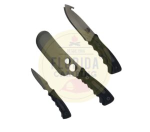 Combo de caza 3 piezas tres cuchillos marca bison