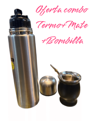 Combo termo mate bombilla