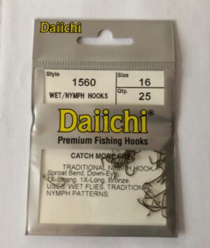 Anzuelos para atado de moscas 1560 marca daiichi