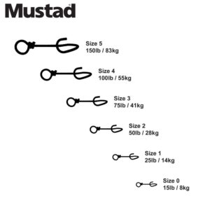 Conectores clip fastach marca mustad