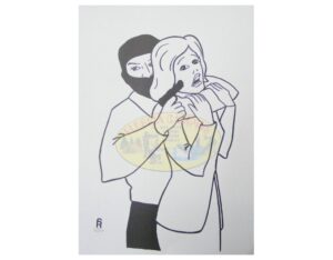 Blanco para práctica de tiro secuestrador/rehen carton marca irusta