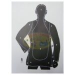 Blanco para práctica de tiro fbi silueta carton marca irusta