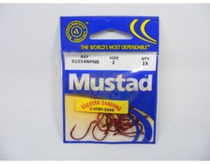 Anzuelo serie 92554npnr marca mustad