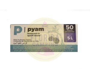 Pastillas potabilizadoras para agua marca pyam