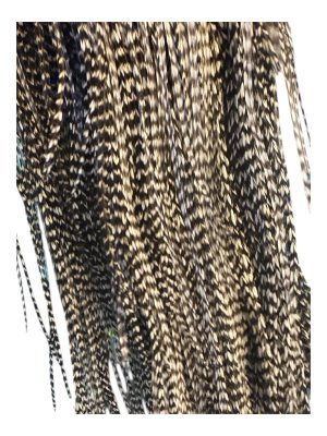 Extensiones de plumas naturales para pelo 24 a 27 cm 12 unidades