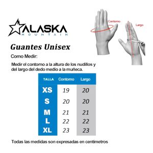 Alaska Guia de talles Blazer