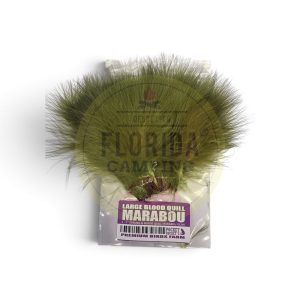 Large Blood Quill Marabou Pocket Rockets Olive FC