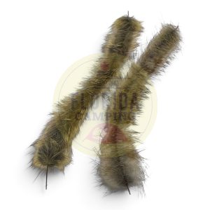 Materiales de atado en liquidación ice fiber freeze dubbing marca florida camping amarillo