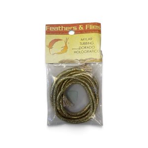 Mylar Tubing Dorado holografico mediano