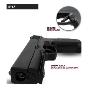 Pistola Glock G-17 CO2 Swat-5